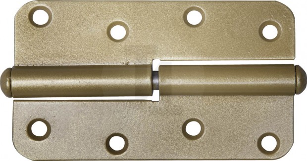 Петля накладная стальная "ПН-110", цвет бронзовый металлик, правая, 110мм 37655-110R