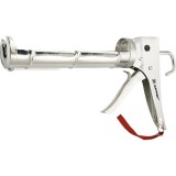 Пистолет для герметика, 310 мл, "полуоткрытый", хромированная, зубчатый шток 7 мм Matrix