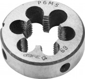 Плашка ЗУБР "ЭКСПЕРТ" круглая машинно-ручная для нарезания метрической резьбы, М18 x 2,5