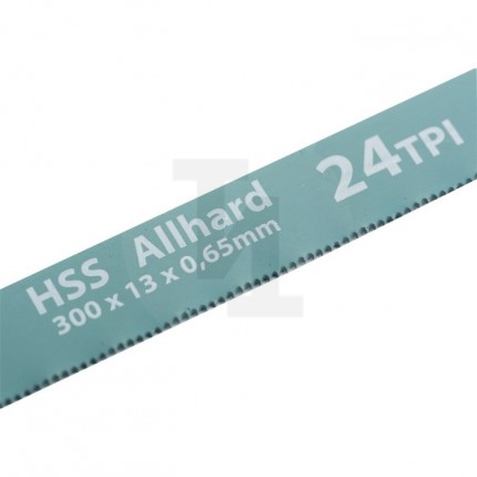 Полотна для ножовки по металлу, 300 мм, 24 TPI, HSS, 2 шт Gross 77724