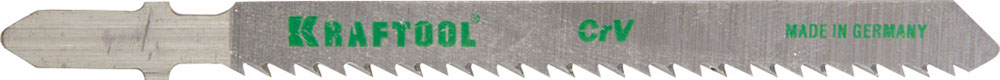 Полотна KRAFTOOL, T101BR, для эл/лобзика, Cr-V, по дереву, фанере, ламинату, обратный рез, EU-хвост., шаг 2,5мм, 75мм, 5шт