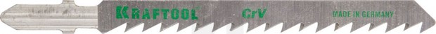 Полотна KRAFTOOL, T101D, для эл/лобзика, Cr-V, по дереву, ДСП, ДВП, чистый рез, EU-хвост., шаг 4мм, 75мм, 5шт 159511-4-S5