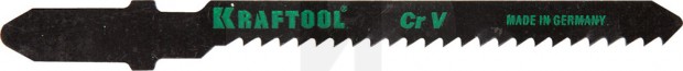 Полотна KRAFTOOL,T19BO, для эл/лобзика, Cr-V, по дереву, пластику, фигурный рез, EU-хвост., шаг 2мм, 50мм, 2шт 159536-2