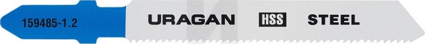 Полотна URAGAN T118A, по металлу, HSS, T-хвост, шаг 1,2мм, 75/50мм, 2шт 159485-1.2_z02