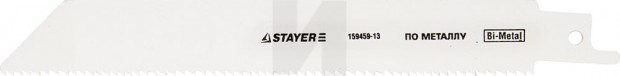 Полотно STAYER "PROFI" S922EF для сабельной эл. ножовки Bi-Met,тонколистовой, профильный металл, нерж сталь, цвет мет 159459-13
