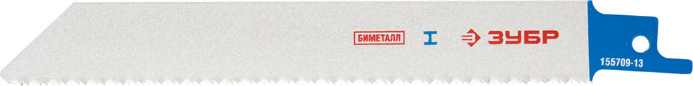 Полотно ЗУБР "ЭКСПЕРТ" S922EF для сабельной эл. ножовки Bi-Met,тонколист,профил металл, нерж.сталь,цв. металл 130/1,4мм