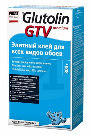 PUFAS Glutolin GTV premium Элитный клей для всех видов обоев 300г 63812074