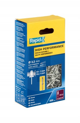 RAPID R:High-performance-rivet заклепка из алюминия d3.2x8мм, 500 шт 5001431