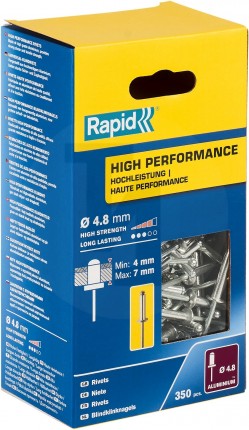 RAPID R:High-performance-rivet заклепка из алюминия d4.8x10 мм, 350 шт 5001435