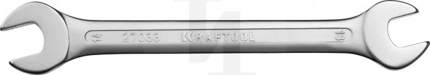 Рожковый гаечный ключ 13 х 14 мм, KRAFTOOL 27033-13-14