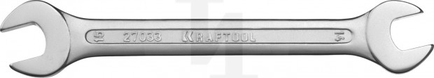 Рожковый гаечный ключ 14 х 15 мм, KRAFTOOL 27033-14-15