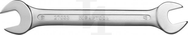 Рожковый гаечный ключ 17 х 19 мм, KRAFTOOL 27033-17-19