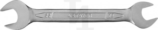 Рожковый гаечный ключ 19 x 22 мм, STAYER 27035-19-22