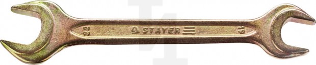 Рожковый гаечный ключ 19 x 22 мм, STAYER 27035-19-22
