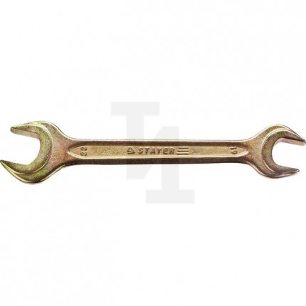 Рожковый гаечный ключ 19 x 22 мм, STAYER 27038-19-22