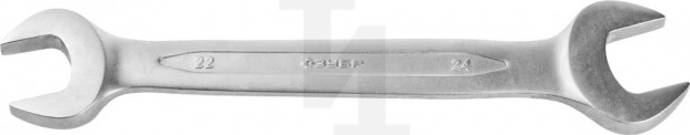 Рожковый гаечный ключ 22 x 24 мм, ЗУБР 27010-22-24_z01