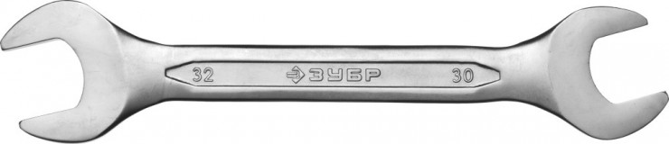 Рожковый гаечный ключ 30 x 32 мм, ЗУБР