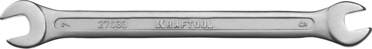 Рожковый гаечный ключ  6 х 7 мм, KRAFTOOL