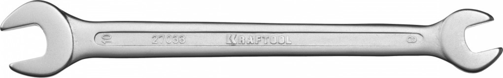 Рожковый гаечный ключ 8 х 10 мм, KRAFTOOL