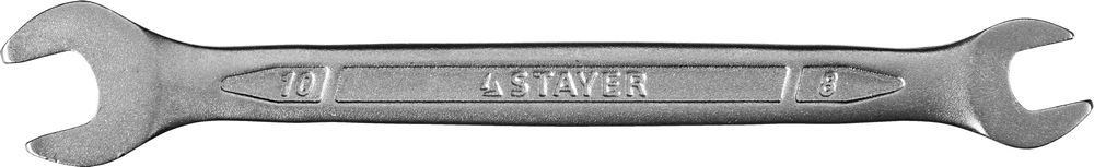 Рожковый гаечный ключ 8 x 10 мм, STAYER