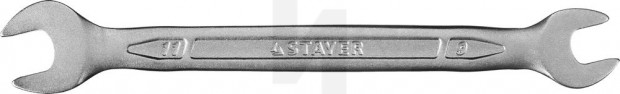 Рожковый гаечный ключ 9 x 11 мм, STAYER 27038-09-11