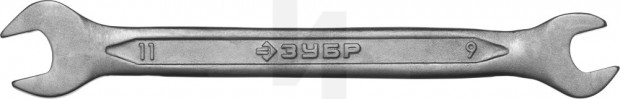 Рожковый гаечный ключ 9 x 11 мм, ЗУБР 27010-09-11_z01