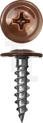 Саморезы ПШМ для листового металла, 16 х 4.2 мм, 500 шт, RAL-8017 шоколадно-коричневый, ЗУБР 300191-42-016-8017