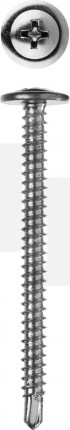 Саморезы ПШМ-С со сверлом для листового металла, 76 х 4.2 мм, 2 000 шт, ЗУБР 4-300210-42-076