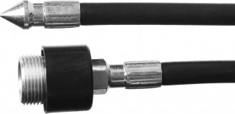 Шланг для прочистки труб для минимоек, ЗУБР 70414-375-15, 15м, для пистолета 375 серии