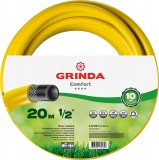 Шланг GRINDA COMFORT поливочный, 30 атм., армированный, 3-х слойный, 1/2"х20м