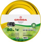 Шланг GRINDA COMFORT поливочный, 30 атм., армированный, 3-х слойный, 1/2"х50м