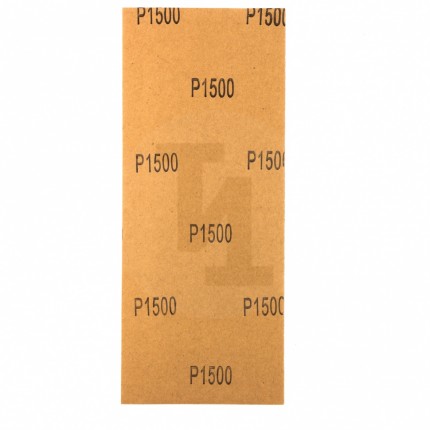 Шлифлист на бумажной основе, P 1500, 115 х 280 мм, 5 шт, водостойкий// Matrix 757023