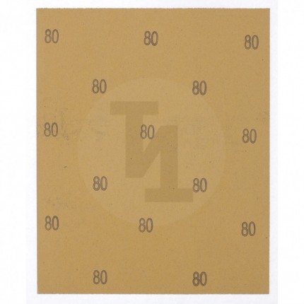 Шлифлист на бумажной основе, P 80, 230 х 280 мм, 10 шт, водостойкий Matrix 75606