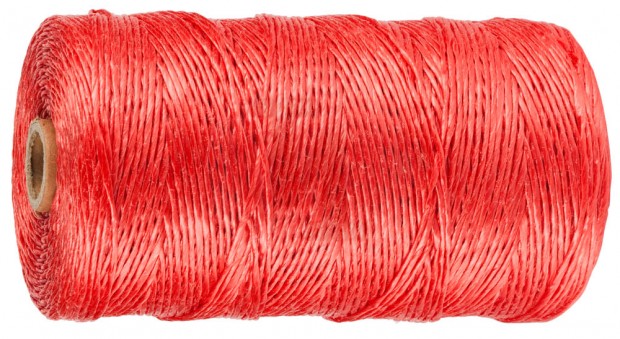 Шпагат STAYER многоцелевой полипропиленовый, d=1,5 мм, красный, 110 м, 32 кгс, 0,8 ктекс 50079-110