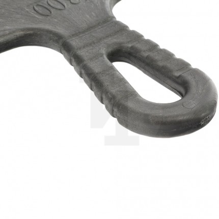 Шпатель из нержавеющей стали, 100 мм, зуб 4 х 4 мм, пластмассовая ручка, Сибртех 85453