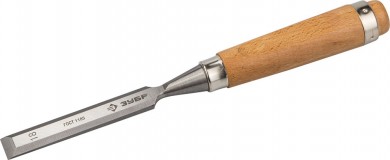 Стамеска-долото "Классик" с деревянной ручкой, хромованадиевая, 18мм, ЗУБР