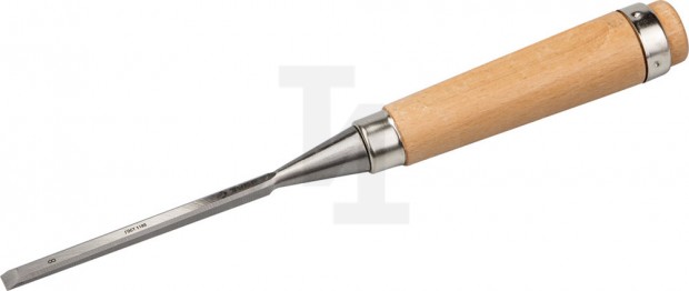 Стамеска-долото "Классик" с деревянной ручкой, хромованадиевая, 8мм, ЗУБР 18096-08
