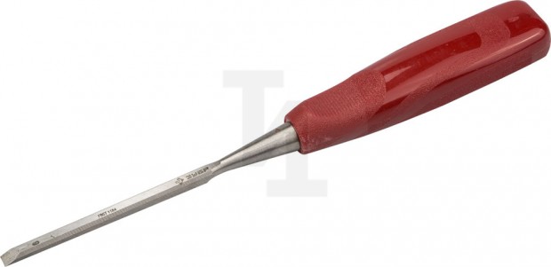 Стамеска "СМ-3" с пластмассовой ручкой, 6мм, ЗУБР 18094-06