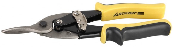 STAYER Ножницы по металлу, прямые, Cr-V, 250 мм