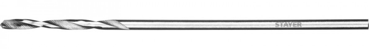 STAYER PROFI 1.0х34мм, Сверло по металлу HSS-R, быстрорежущая сталь М2(S6-5-2)