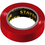 STAYER Protect-10 Изолента ПВХ, не поддерживает горение, 10м (0,13х15 мм), красная
