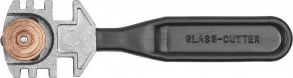 Стеклорез ЗУБР "ЭКСПЕРТ" роликовый, 3 режущих элемента, с пластмассовой ручкой