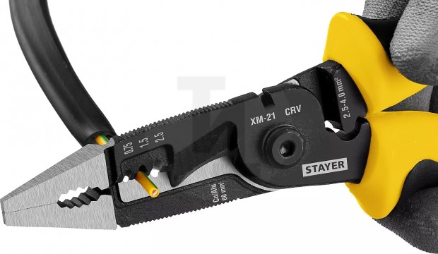 Стриппер STAYER 0.75 – 2.5 mm2 для снятия изоляции, WS 23338-13