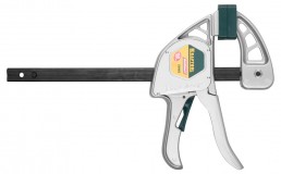 Струбцина "EcoKraft" ручная пистолетная, KRAFTOOL 32228-15, металлический корпус, 150/350мм, 200кгс