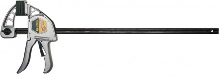 Струбцина "EcoKraft" ручная пистолетная, KRAFTOOL 32228-45, металлический корпус, 450/650мм, 200кгс