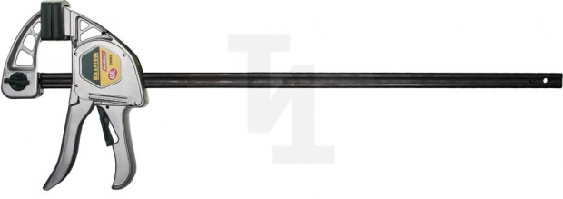 Струбцина "EcoKraft" ручная пистолетная, KRAFTOOL 32228-45, металлический корпус, 450/650мм, 200кгс 32228-45