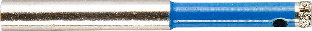 Сверло алмазное трубчатое по стеклу и кафелю, d=4 мм, зерно Р 100, ЗУБР Профессионал 29860-04