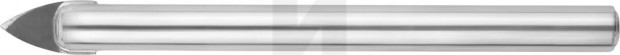 Сверло по кафелю, керамике, стеклу, с двумя режущими лезвиями, цилиндрический хвостовик, 6 мм, Uragan 29830-06 29830-06
