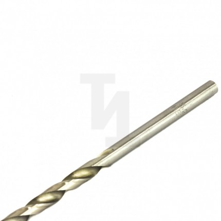 Сверло по металлу, 5,2 х 132 мм, полированное, удл, HSS, 10 шт, цилиндрический хвостовик Matrix 715052