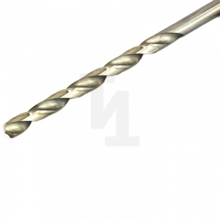 Сверло по металлу, 6 х 139 мм, полированное, удл, HSS, 10 шт, цилиндрический хвостовик Matrix 715060